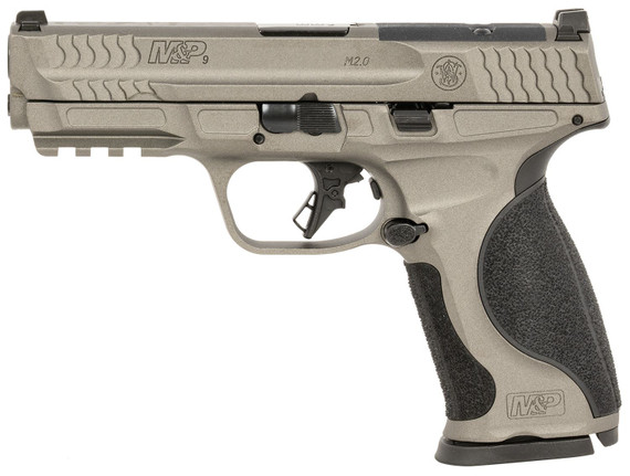 Smith & Wesson 14161 M&P M2.0 Full Size Frame 9mm Luger 10+1 4.63 Black Steel Barrel, Gray Optic Cut/Serrated Steel Slide, Gray Aluminum Frame w/Pic Rail, Black Poly Grip, Pistol