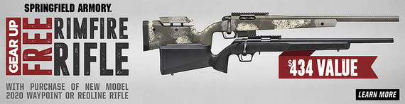 Springfield Armory BAW924300PRCCFGA Model 2020 Waypoint Full Size 300 PRC 3+1 24 Graphite Black Cerakote Carbon Fiber Barrel, Graphite Black Cerakote Pic Rail Stainless Steel Receiver, Evergreen Camo Adj Comb w/M-LOK Carbon Fiber Stock, Rifle