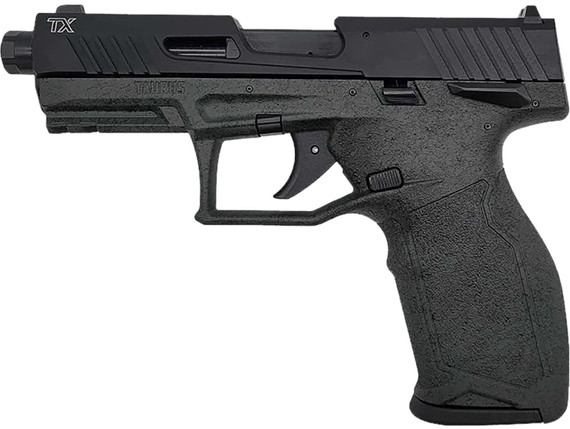 Taurus 1-2TX22141SP2 TX22 Gen 2 Full Size Frame 22 LR 16+1/22+1 4.60 Threaded Barrel, Serrated Slide, Adj Rear Sight, Poly Frame w/Pic Rail, Rimfire Pistol
