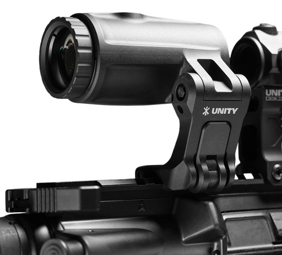 Unity Tactical LLC FSTM4B FAST FTC 4X Magnifier Black Anodized