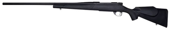 Weatherby VTX7MMPR4T Vanguard Obsidian Full Size 7mm PRC 3+1 24 Blued #2 Contour Threaded Barrel, Blued Drilled & Tapped Steel Receiver, Black Monte Carlo Synthetic Stock, Rifle