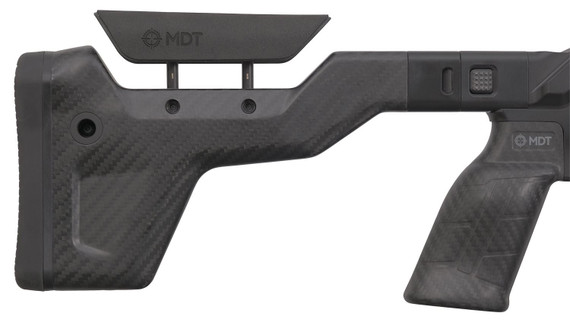 Weatherby 3WAMC300WR6B 307 Alpine MDT Carbon 300 Wthby Mag 3+1 24 Carbon Fiber BSF Threaded Barrel, Carbon Gray Cerakote Pic Rail Steel Receiver, Arca Rail Forend, MDT HNT26 Black Carbon Fiber Stock & Black Carbon Fiber Grip, Rifle