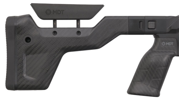 Weatherby 3WAMC308NR2B 307 Alpine MDT Carbon 308 Win 3+1 20 Carbon Fiber BSF Threaded Barrel, Carbon Gray Cerakote Pic Rail Steel Receiver, Arca Rail Forend, MDT HNT26 Black Carbon Fiber Stock & Black Carbon Fiber Grip, Rifle