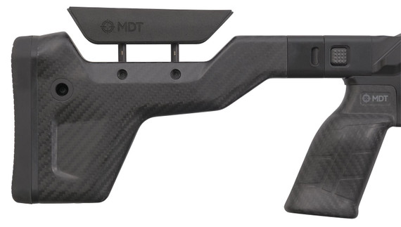 Weatherby 3WAMC65CMR4B 307 Alpine MDT Carbon 7mm PRC 3+1 24 Carbon Fiber BSF Threaded Barrel, Carbon Gray Cerakote Pic Rail Steel Receiver, Arca Rail Forend, MDT HNT26 Black Carbon Fiber Stock & Black Carbon Fiber Grip, Rifle