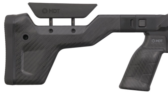 Weatherby 3WAMC7MMPR4B 307 Alpine MDT Carbon 7mm PRC 3+1 24 Carbon Fiber BSF Threaded Barrel, Carbon Gray Cerakote Pic Rail Steel Receiver, Arca Rail Forend, MDT HNT26 Black Carbon Fiber Stock & Black Carbon Fiber Grip, Rifle