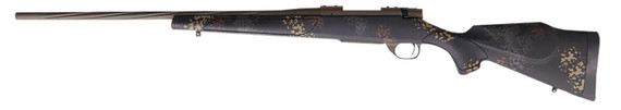 Weatherby VTA65CMR2T Vanguard Talus Full Size 6.5 Creedmoor 4+1 22 Patriot Brown Cerakote #2 Fluted/Threaded Barrel & Drilled & Tapped Steel Receiver, Black w/Rust Brown, Smoke & Stone Sponge Monte Carlo Synthetic Stock, Rifle