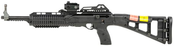 Hi-Point 995TSRDCT 995TS Carbine 9mm Luger 10+1 16.50" Black Threaded BBL, Black Rcvr w/Pic Rail, Pic Rail Forend, Skeletonized Black Synthetic Stock, Black Polymer Grip, Crimson Trace Red Dot, Right Hand,Tactical Rifles