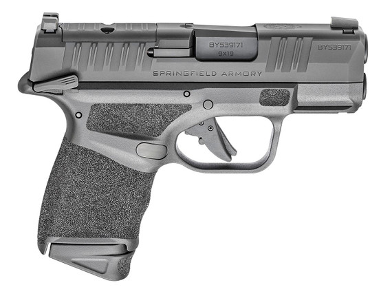 Springfield HC9319BOSPMS Hellcat OSP 9mm Luger 11+1/13+1 3" Black Melonite Steel BBL, Black Melonite Optic Ready/Serr Slide, Black Polymer Frame w/Pic Rail, Adaptive Texture Grip,Pistol