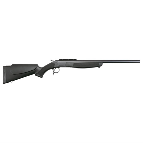 CVA Scout, Single Shot Rifle, 45-70 Government, 25 in Fluted Barrel, Blued Finish, Synthetic Stock, Black, Ambidextrous, Scope Rail, 1 Round CR4806