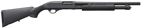 Blue Line Shotgun 525252, 12 Ga, 18", Pump, Black, Accepts 870 Furniture, 6 Rds