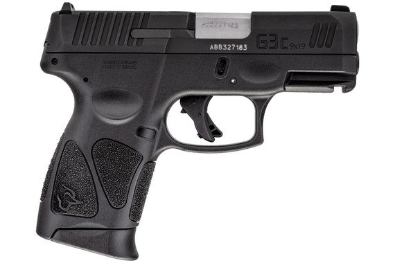 Taurus 1-G3C931 G3C Compact Frame 9mm Luger 12+1 3.26" Matte Stainless BBL, Matte Black Tenifer Serr Steel Slide, Black Polymer Frame w/Pic Rail, Black Polymer Grip, Right Hand,Pistol