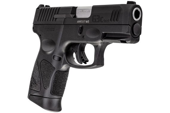 Taurus 1-G3C931 G3C Compact Frame 9mm Luger 12+1 3.26" Matte Stainless BBL, Matte Black Tenifer Serr Steel Slide, Black Polymer Frame w/Pic Rail, Black Polymer Grip, Right Hand,Pistol