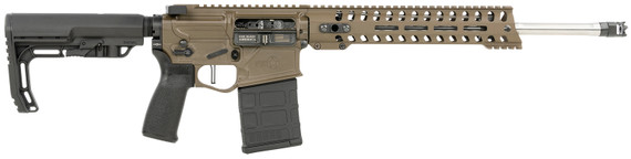 POF 01740 Rogue Direct Impingement 308 Win,7.62x51mm NATO 16.50" 20+1 Patriot Brown Rec/11" M-LOK Renegade handguard Stainless Match Grade BBL Black Polymer 6 Position MFT Stock & Grip,Tactical Rifles