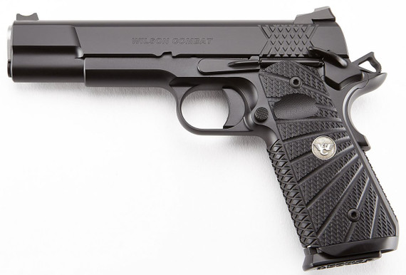 Wilson Combat X-TAC Elite Pistol XTCE-FS-45, 45 ACP, 5" Match, Fiber Optic, Black Armor-Tuff, 8 Rds