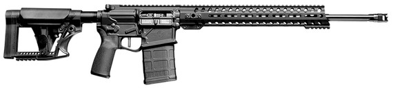 POF 01734 Rogue Prescott 6.5 Creedmoor 20" DI 20+1 Black Anod Rec 14.50" Renegade M-LOK Stainless Fluted BBL Black Adj Stock Black Polymer MFT Grip Right Hand,Tactical Rifles