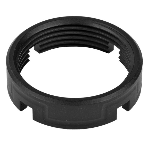 2A Armament Builders Series 2A- CNAL-BLK, Aluminum Castle Nut, Anodize Black Finish, For AR15 Rifles 2A- CNAL-BLK