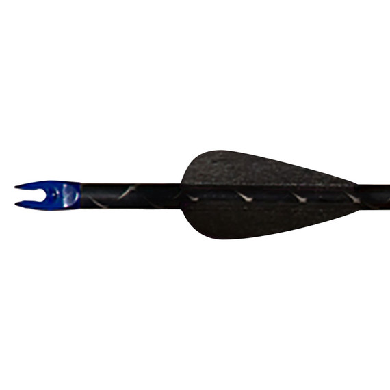 AAE Elite Plastifletch Vanes Black 175 in 100 pk EPA16BK100