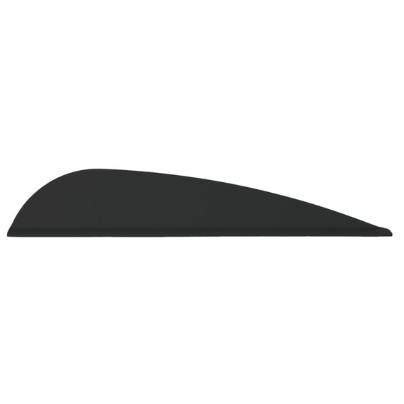 AAE Elite Plastifletch Vanes Black 2875 in 100 pk EPA26BK100