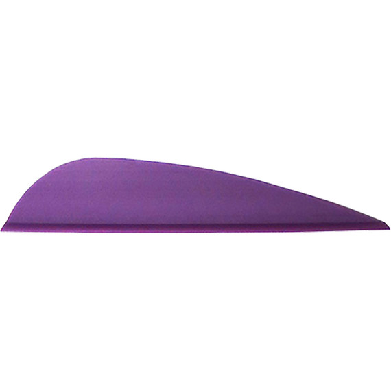 AAE Elite Plastifletch Vanes Purple 2875 in 100 pk EPA26PR100