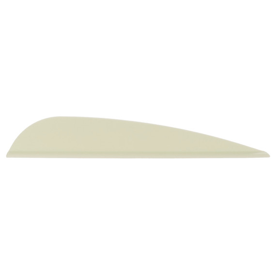 AAE Elite Plastifletch Vanes White 2375 in 100 pk EPA23WH100