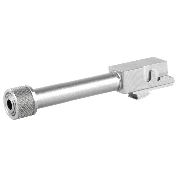Advantage Arms Threaded Barrel w/Adapter, 22LR Conversion Barrel, Fits Glock 26/27, All Generations, Silver AAXTB2627