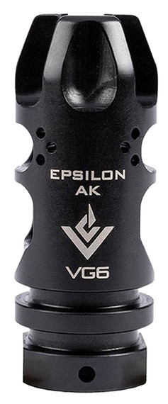 Aero Precision APVG100004A VG6 Epsilon 556 Muzzle Device MB/FH AR-15 5.56mm/223 Remington 17-4 Stainless Steel Black Nitride Finish