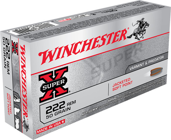 Winchester 222 Remington Rifle Ammunition X222R