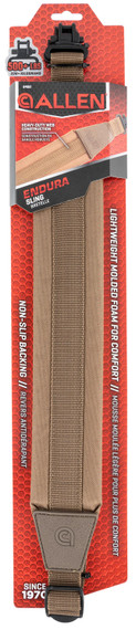 Allen 8490 Standard Sling with Swivels 1 in W Padded Tan Endura for Rifle/Shotgun