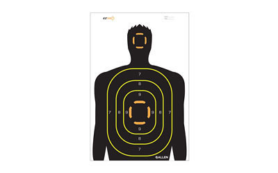 Allen EZ Aim Splash Silhouette Target, 12 inX18 in, 5 Per Package 15229