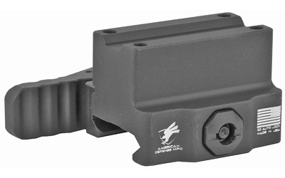 American Defense Mount AD-MRO-10-STD, Quick Detach, Fits Trijicon MRO, Co-witness Height, Black AD-MRO-10-STD