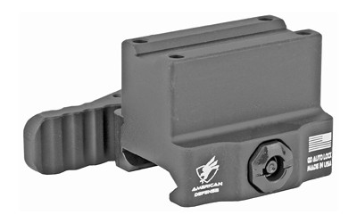 American Defense Mount AD-MRO-11-STD, Quick Detach, Fits Trijicon MRO, Lower 1/3 Co-witness Height, Black AD-MRO-11-STD