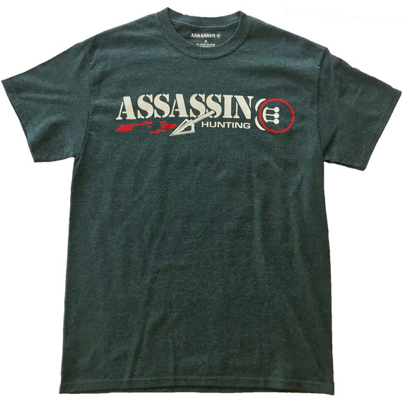 Assassin Bloodtrail T-Shirt Charcoal 2X-Large MTCHLARCHBL-XXL
