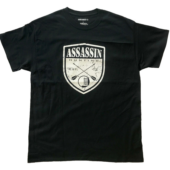 Assassin Shield T-Shirt Black Large MTBLKARCHSHIRLD-L