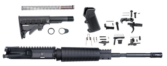 ATI ATIRKT03 5.56 Rifle Upper Kit 223/5.56 NATO 16 in 6-Pos Collapsible Stk Blk