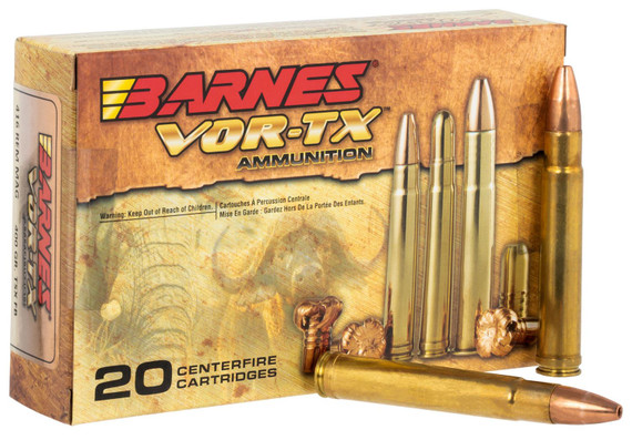 Barnes Bullets 22017 VOR-TX Safari 416Rem Mag 400gr Barnes TSX Flat Base 20 Per Box/10 Case Centerfire, Rifle Ammunition