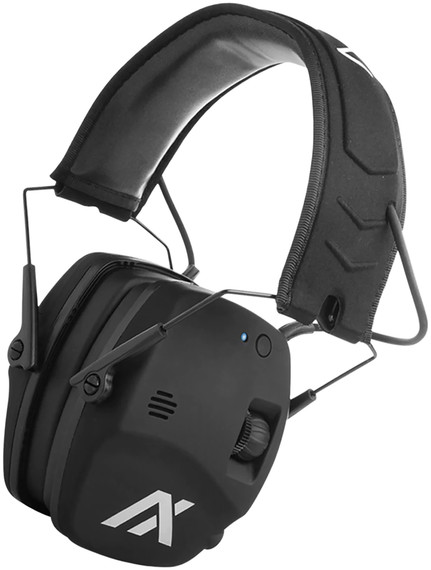 Axil LLC TRACKRBT-BS Tracker BLU Over the Head Style with Black Ear Cups/Headband, 27dB, Dual Technology & External Battery Door for Adults 1 Pair