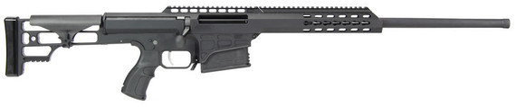 Barrett Model 98B Fieldcraft Rifle System 14811, 260 Remington, 22 in Light Barrel, Bolt Action, Adj Stock, Adj Match Trigger, Black Anondized Finish, 10 Rd