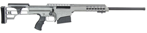 Barrett Model 98B Fieldcraft Rifle System 14815, 308 Win, 18 in Light Barrel, Bolt Action, Adj Stock, Adj Match Trigger, Tungsten Grey Cerakote Finish, 10 Rd
