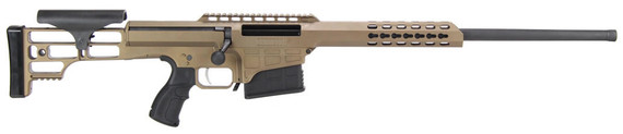 Barrett Model 98B Fieldcraft Rifle System 14821, 308 Win, 18 in Light Barrel, Bolt Action, Adj Stock, Adj Match Trigger, Burnt Bronze Cerakote Finish, 10 Rd