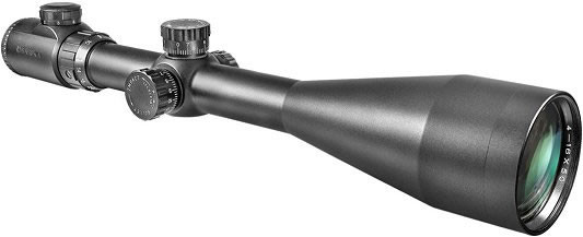 Barska Swat Tactical Rifle Scope AC10700, 6x-24x, 60mm Obj, 30mm Tube Dia, Matte Black, Mil Dot IR Reticle