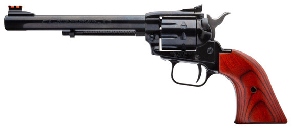 Heritage Mfg RR22999MB6AS Rough Rider 22 LR 22 WMR 9 Shot, 6.50 in Black Steel Barrel, Black Zinc Alloy Frame, Black Cylinder, Cocobolo Grip, Hammer/Thumb Safety, Exposed Hammer , Revolver