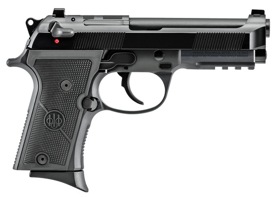 Beretta USA J92CR921G70 92X RDO Compact 9mm Luger 4.25 in 13+1 GR (Decocker Only) Red Dot Optics Ready Black Bruniton Steel Slide Vertec-Style Thin Grips
