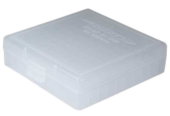 Berrys 01030 001 Ammo Box 380/9mm 1.23 in OAL X .40 in 100 rd Polypropylene Clear