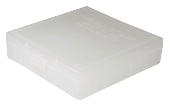 Berrys 08030 008 Ammo Box .40/.45/10mm 1.27 in OAL x .48 in 100 rd Polypropylene Clear