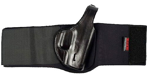 Bianchi 24832 150 Negotiator Ankle 2 in Adjustable Leg Strap Fits Glock 26/27 Leather Black