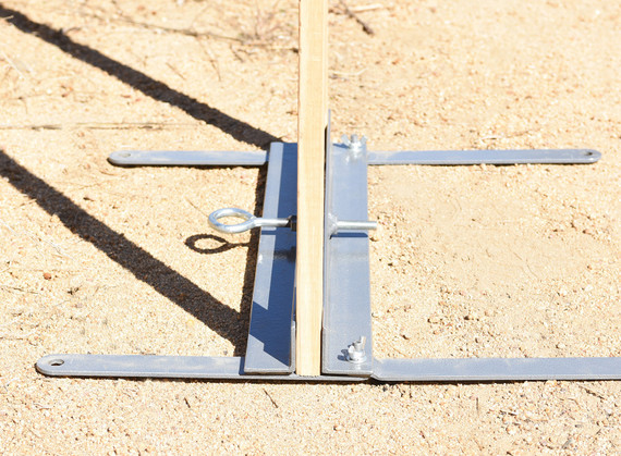 Birchwood Casey 2000MTS Metal Target Stand Gray Steel
