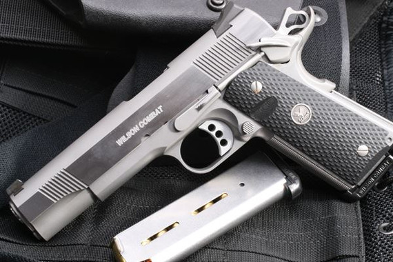 Wilson Combat Protector Pistol PTR-FS, .45 ACP/9mm/.38 Super/.40 S&W/10mm, 5 in Stainless Match Grd BBL, Optional Grip Color, Armor-Tuff Finish, 8 Rds
