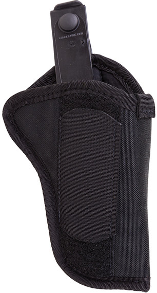 Blackhawk 40HT19BKR Hip Holster w/Thumb Break RH Size 19 1911 Govt/Browning Hi-Power Black Nylon
