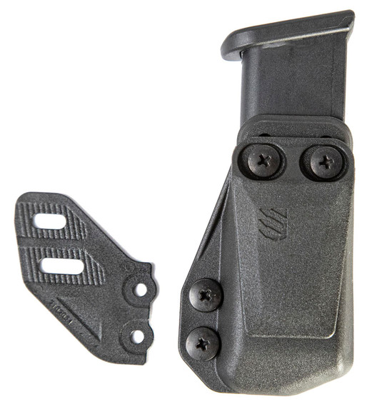 Blackhawk 416A05BK Stache Magazine Holster Micro Compact Black Polymer IWB Ambidextrous Hand