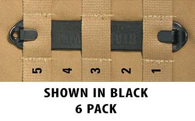 BlackHawk BlackHawk, S.T.R.I.K.E. CQC Platform with Speed Clip, #5, Coyote Tan, 6 Pack 38C506CT